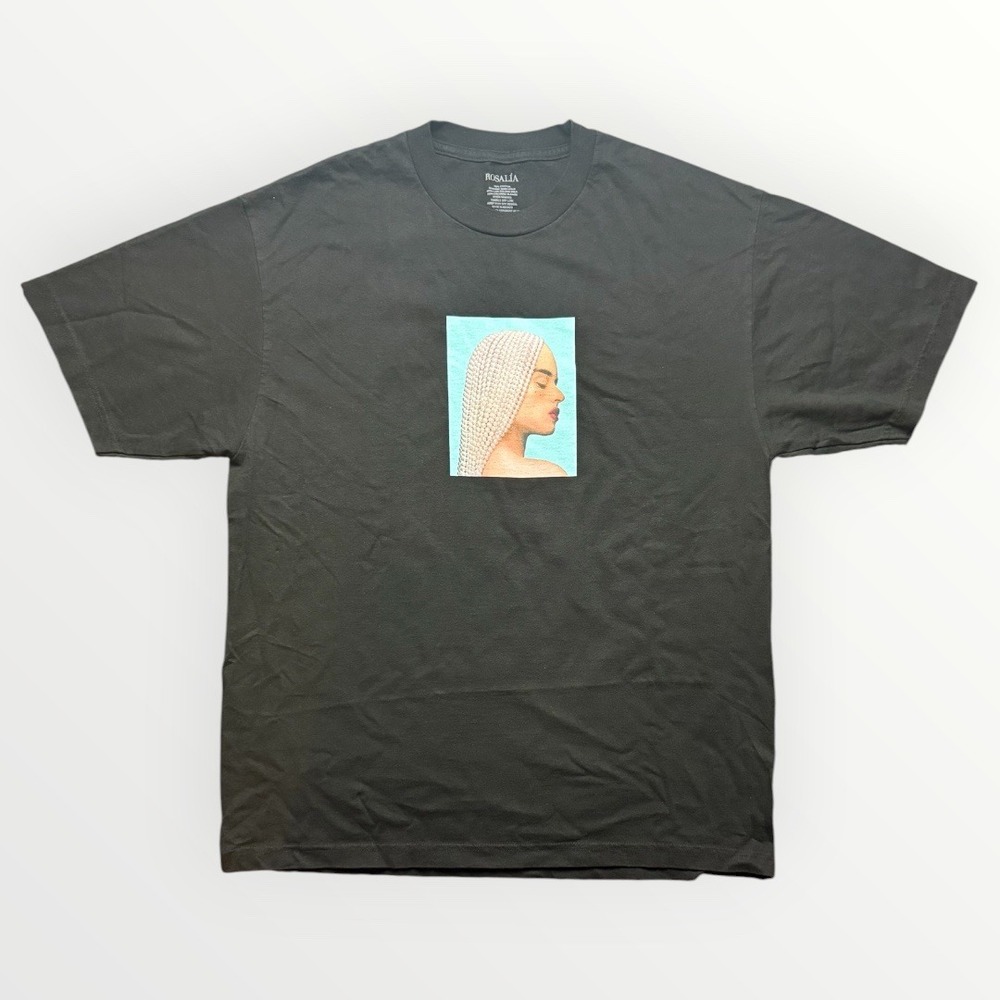 Rosalia El Mal Querer 5th Anniversary T-Shirt Black Graphic Tee Large